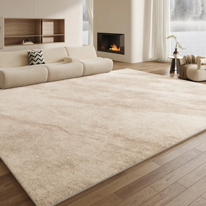 Marble Texture Plush Area Rug — Washable — main product view