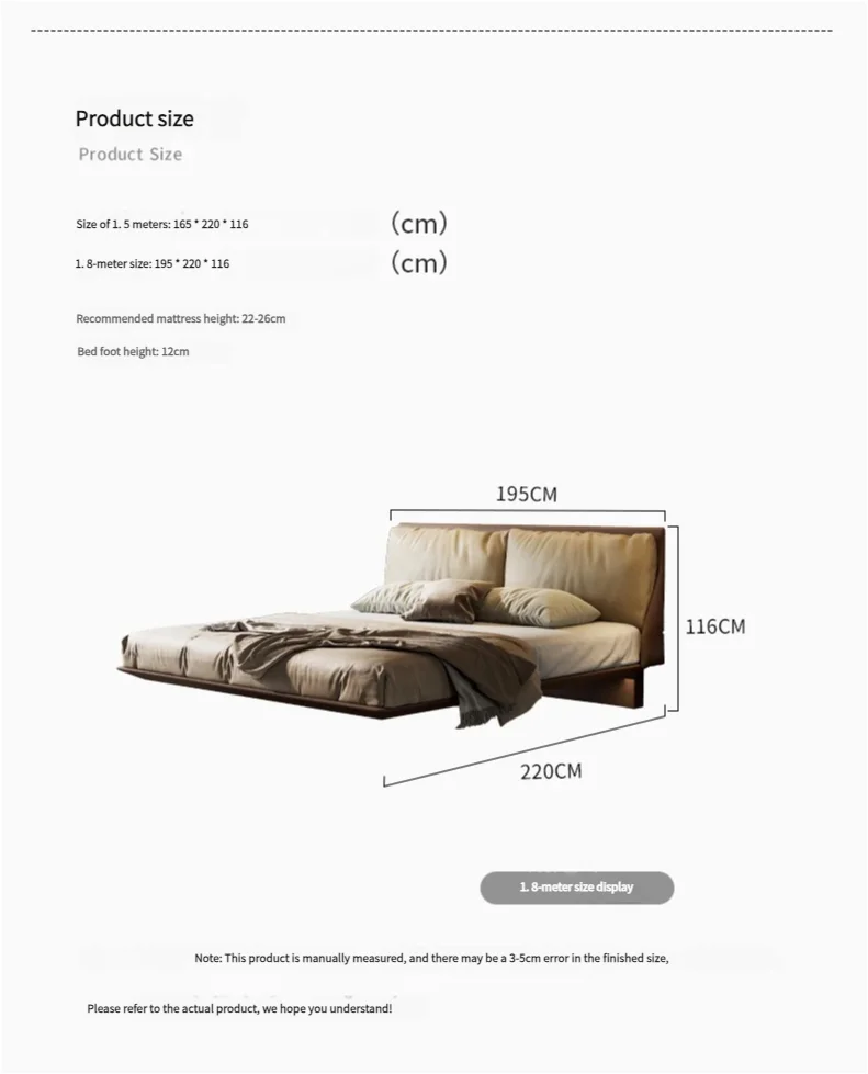 Italian Modern Storage Bed - Hotel Grade White