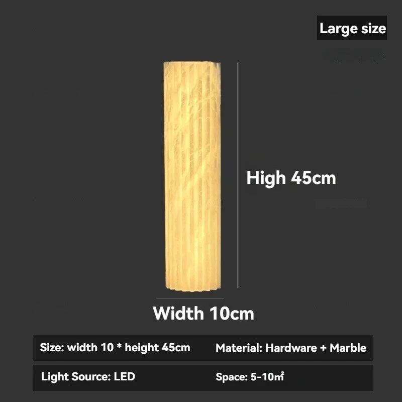 Marble LED Wall Lamp Minimalist Indoor Decoration Light for Living Room Background Wall Entryway Corridor Bedside Lighting — image 16