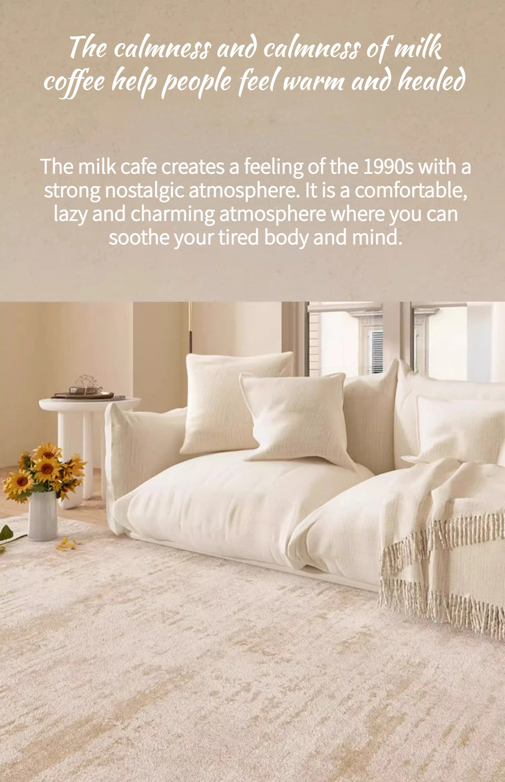 Modern Light Luxury Washed Area Rug — Wipeable