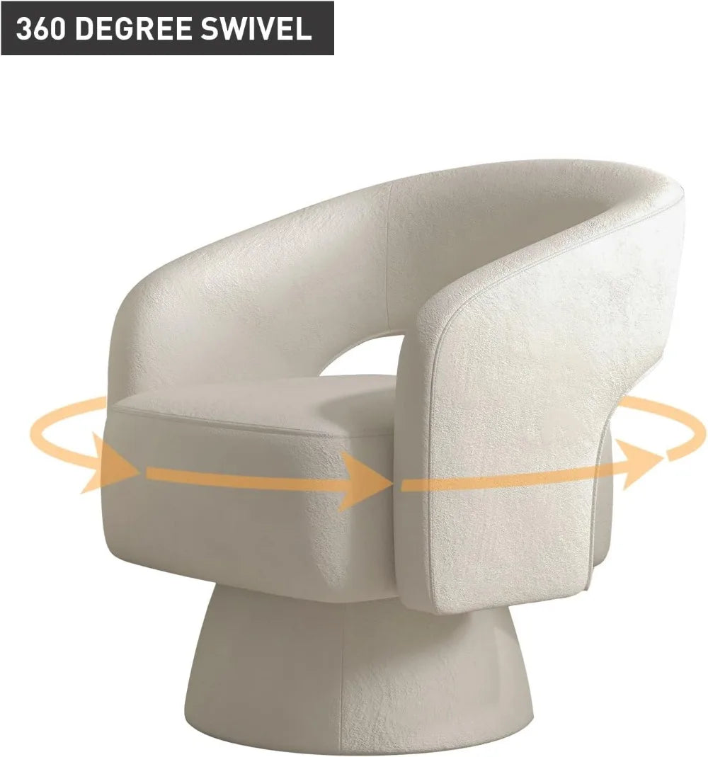 Swivel Barrel Accent Chair - Set of 2