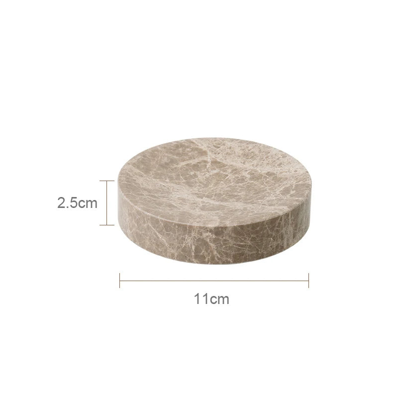 Emperador Marble Bathroom Accessory Set — 8-Piece
