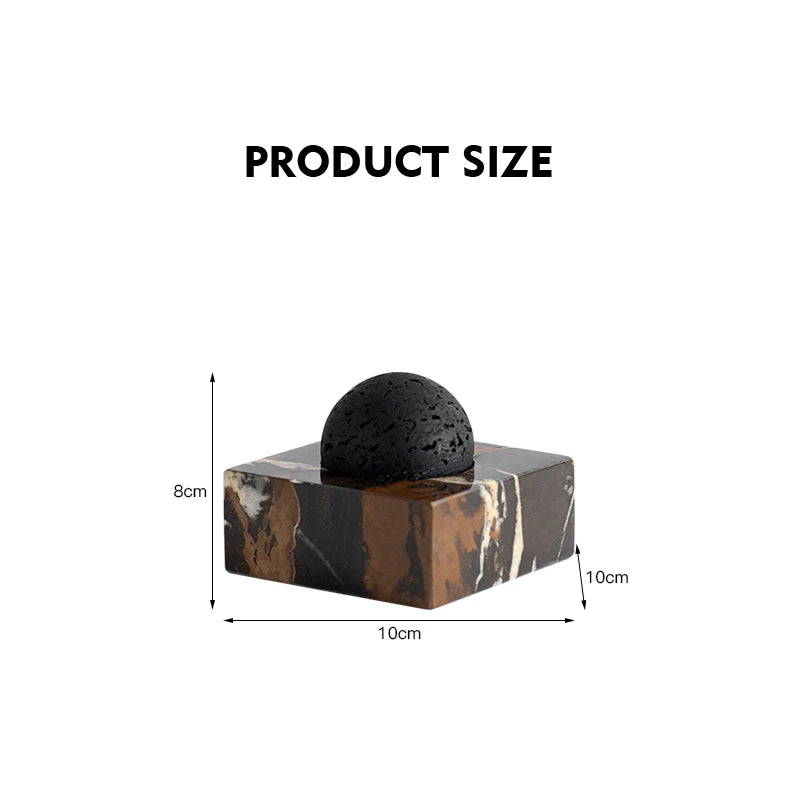 Natural Stone Diffuser — Marble Base, 3 Finishes