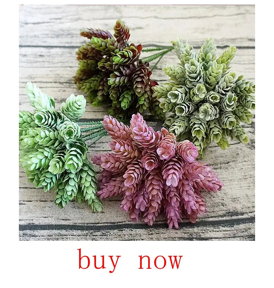Faux Eucalyptus Leaf Stems — 10 or 20-Piece Bundle