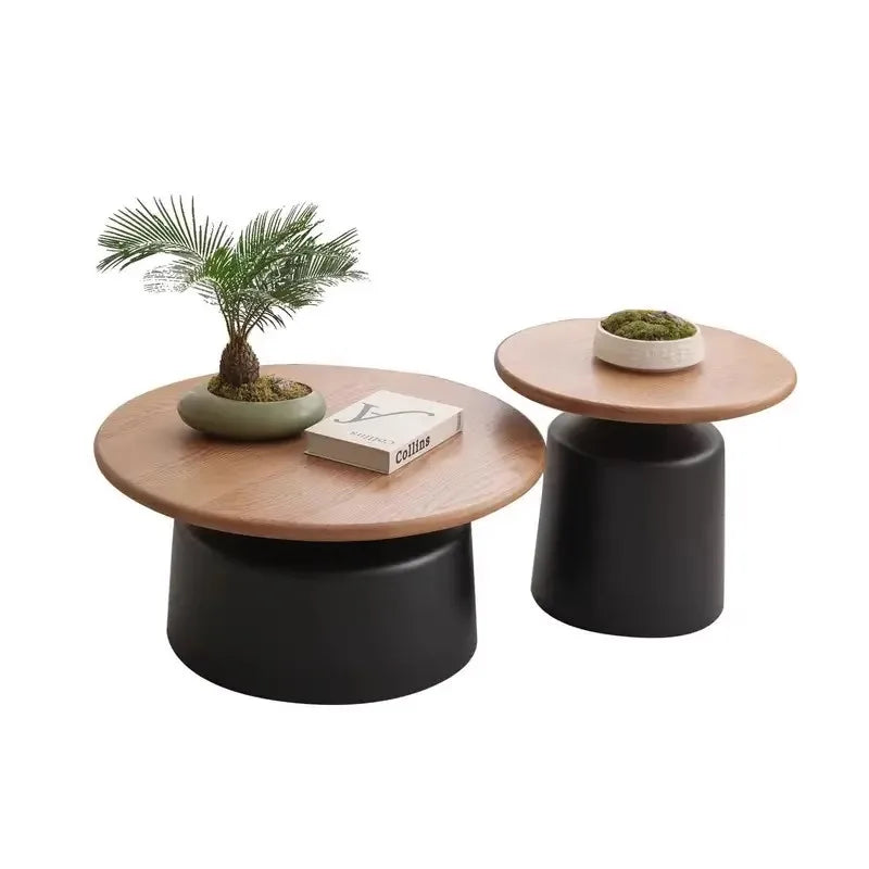 Nordic Oak Coffee Table - Minimalist with Storage