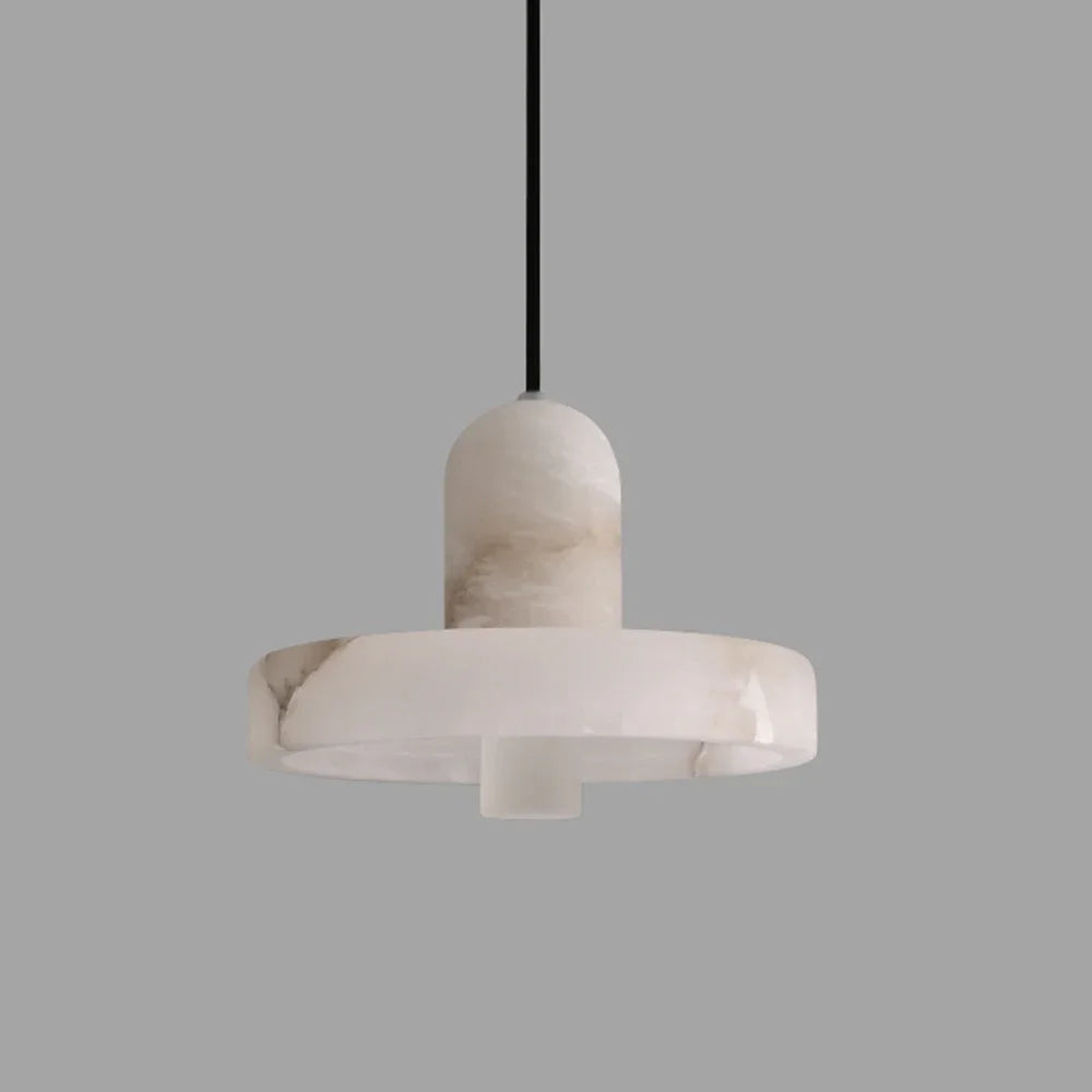 Marble Pendant Lamp — Luxury Bedside Light Fixture