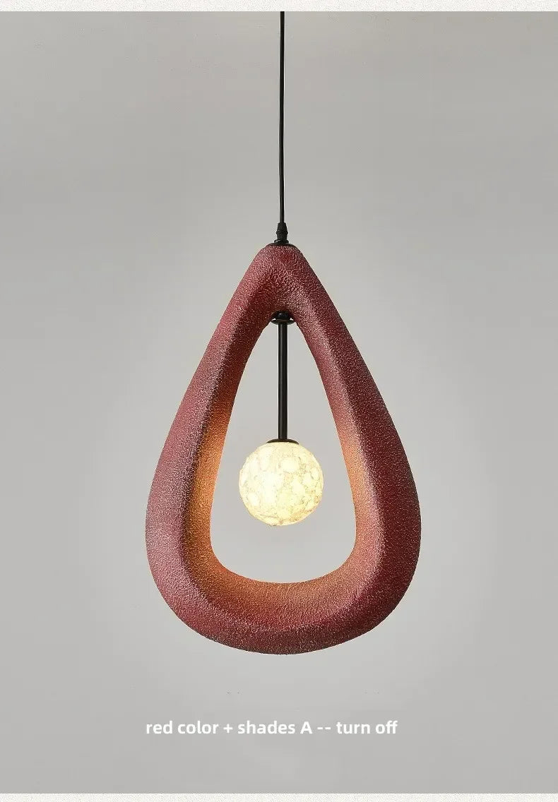 Japanese Wabi-Sabi Pendant Light — Nordic Dining Room Lamp