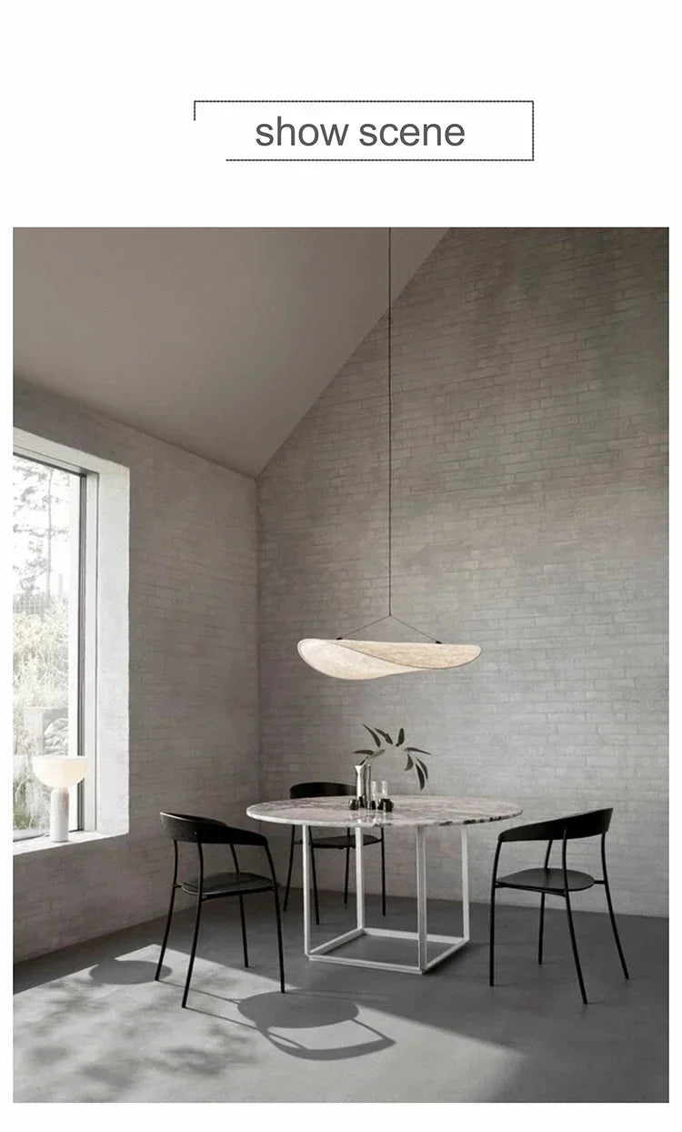 Nordic Silk LED Pendant Lamp for Living Room Home Decor Suspension Chandelier Indoor Hanging Fixture Warm Led Luminaire — image 10