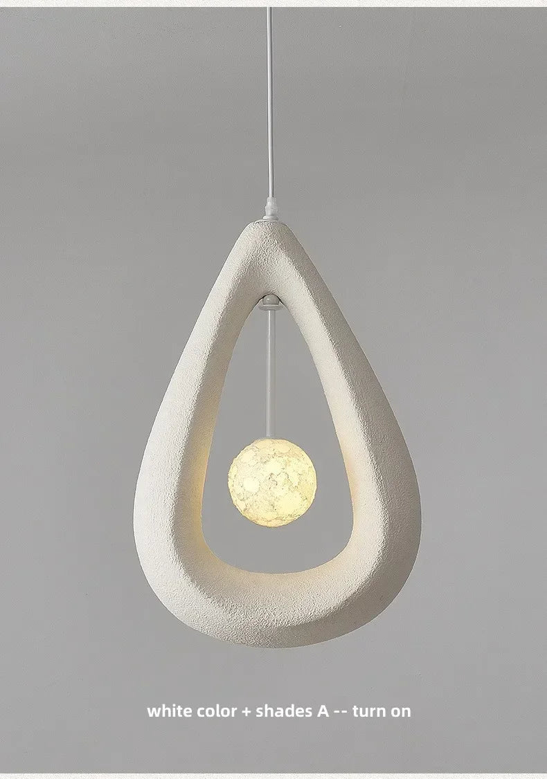 Japanese Wabi-Sabi Pendant Light — Nordic Dining Room Lamp