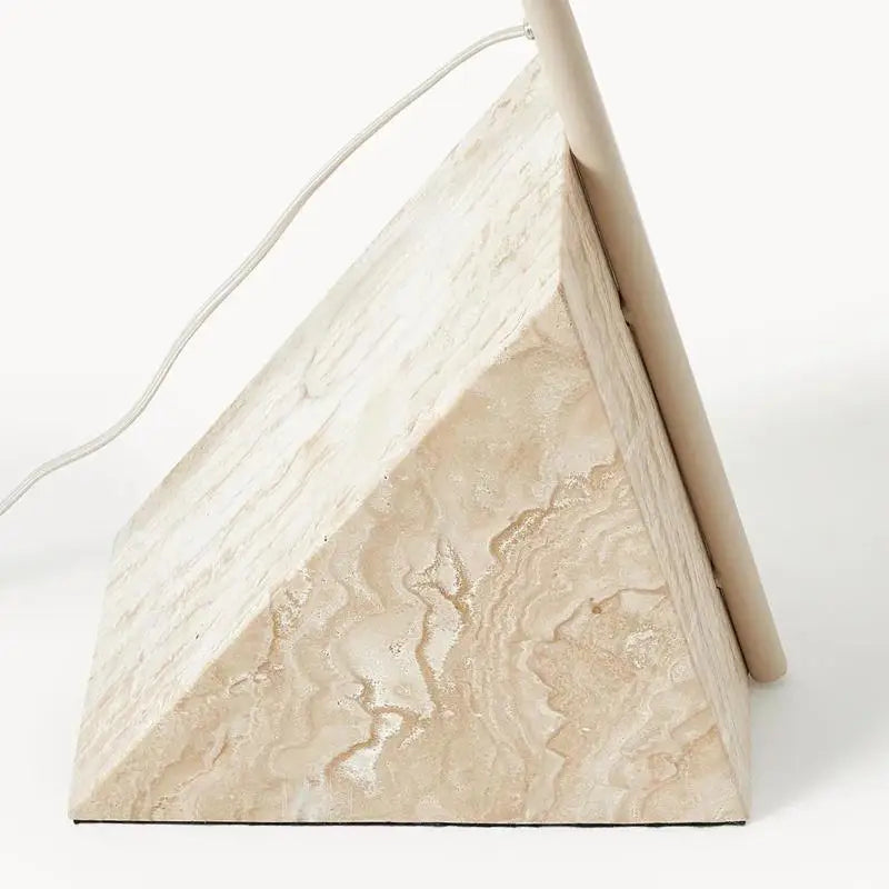 French Marble Floor Lamp — Nordic Modern Standing Light — close-up detail view