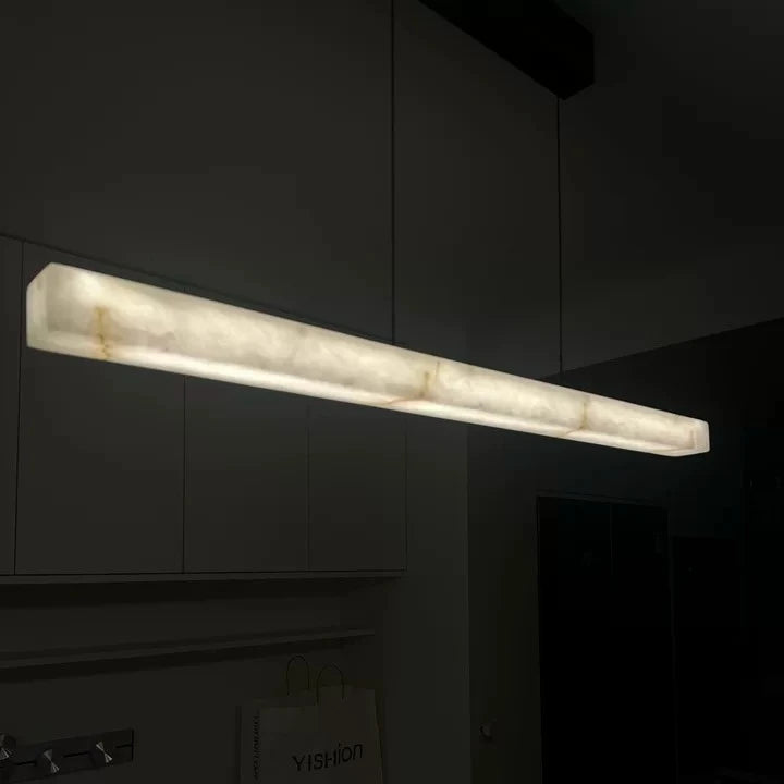 Nordic Long Line Pendant Lamp Luxury Led Pendant Light Dining Table Areas Chandelier  Suspension Luminaire Room Decor — detail view