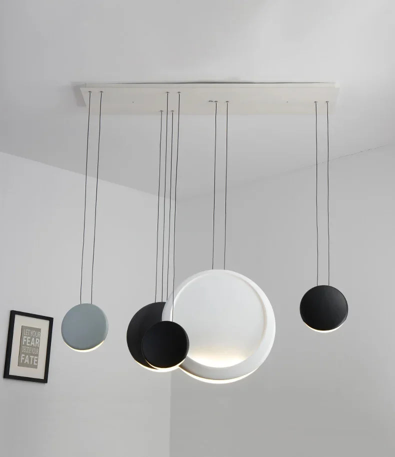 Scandinavian Chandelier for Dining Room Coffee Shop Bar Kitchen Island Pendant Lamp Living Room Decoration — room setting