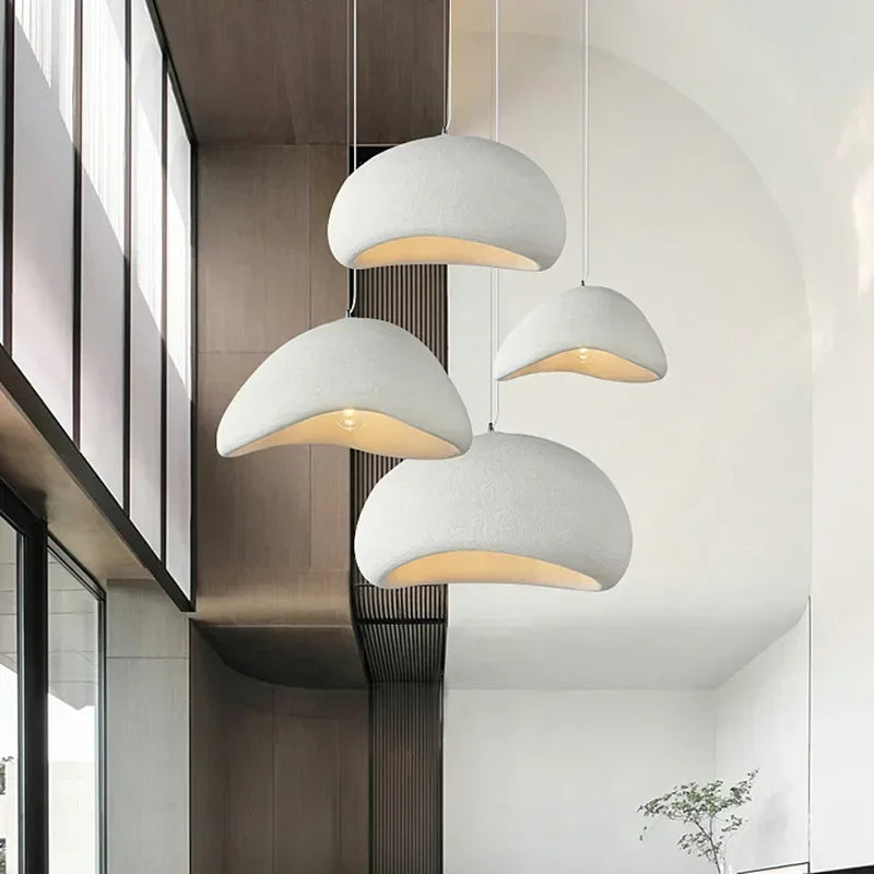 Designer Wabi-sabi Style Chandelier Cream Style Clothing Store Model Room  Restaurant Hotel Loft Villa Shop Lamp — room setting