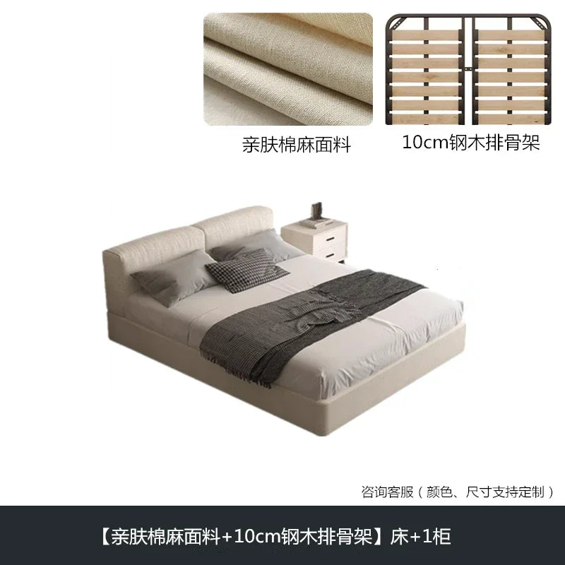 Storage Platform Bed - European Modern