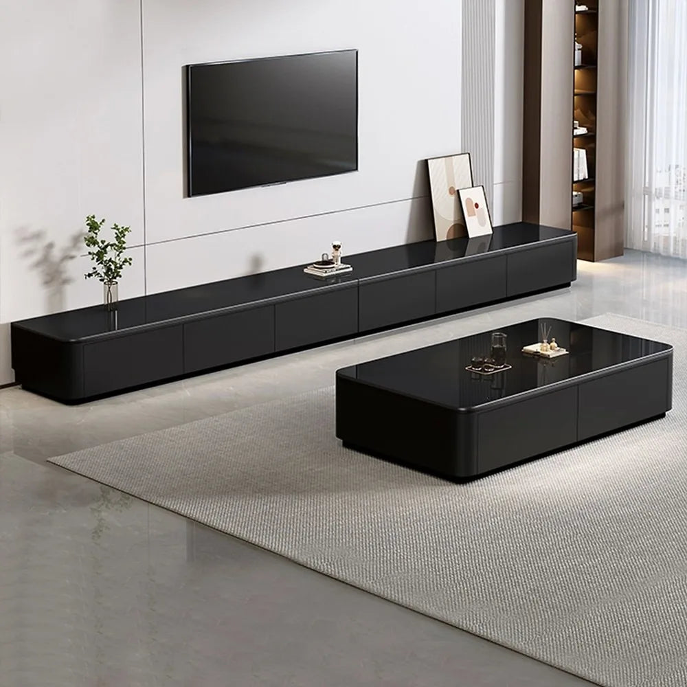Modern TV stand and coffee table set — main product view