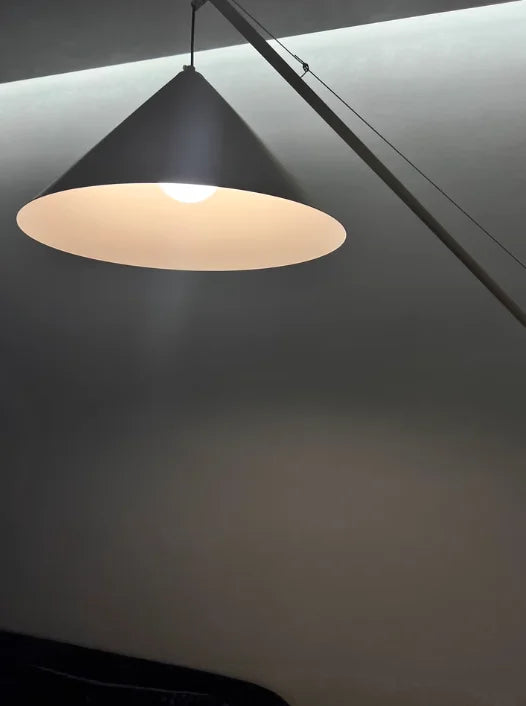 French Marble Floor Lamp — Nordic Modern Standing Light — usage view