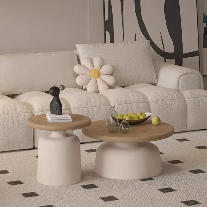Nordic Oak Coffee Table - Minimalist with Storage