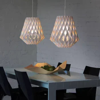 Japanese Style Wooden Birdcage Bar Pendant Light Creative Tatami Lamp Design LED Bedroom Lighting with Shadow Art — image 21