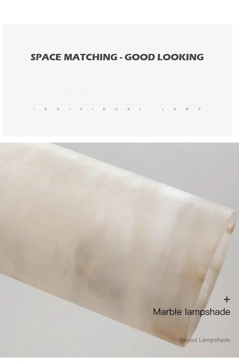 Minimalist Marble Pendant Light E14 Indoor Bedside Lamp Nordic Bar Counter Pandant Lights LED Dining Room Home Decor Chandelier — image 15