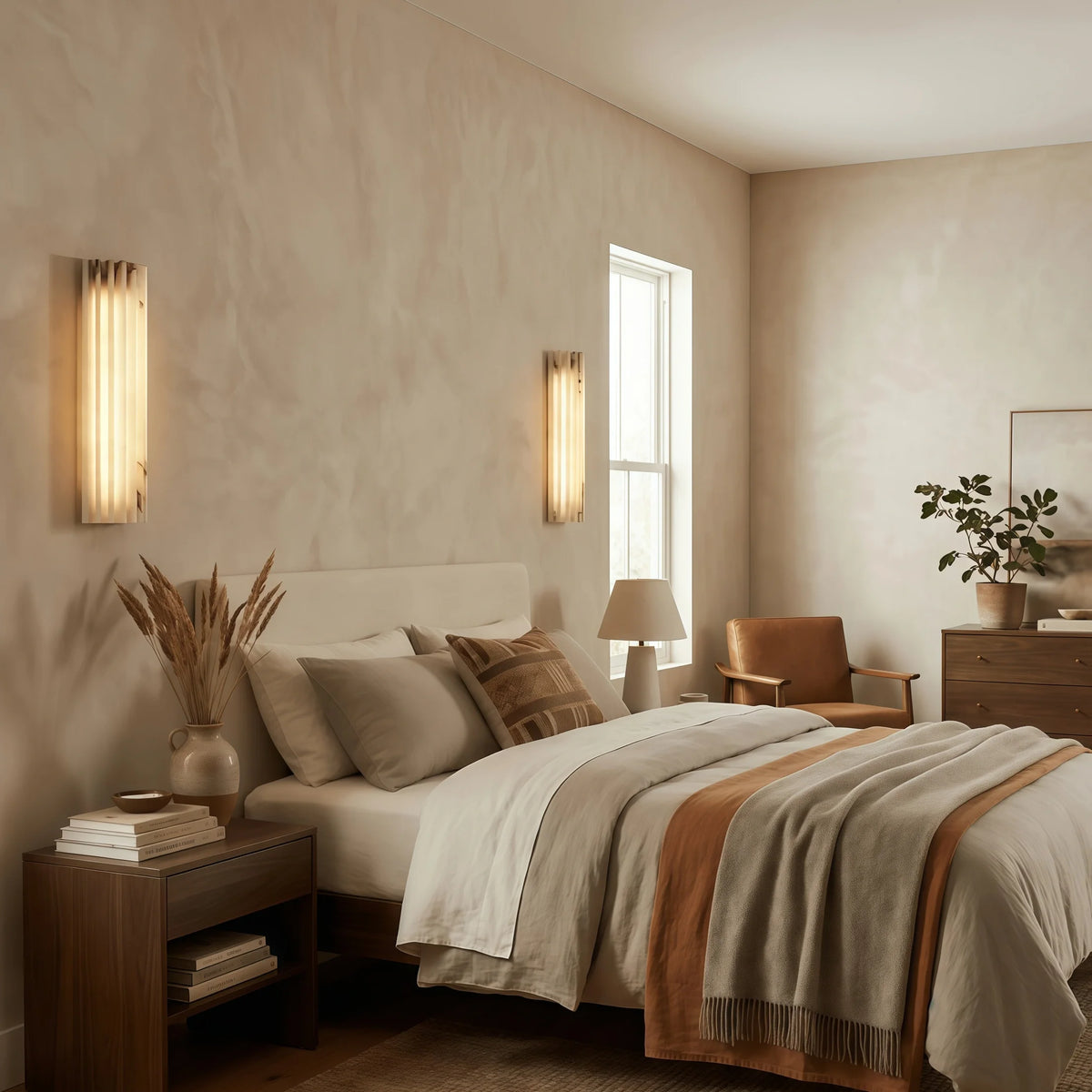 Marble LED Wall Lamp Minimalist Indoor Decoration Light for Living Room Background Wall Entryway Corridor Bedside Lighting — alternate view