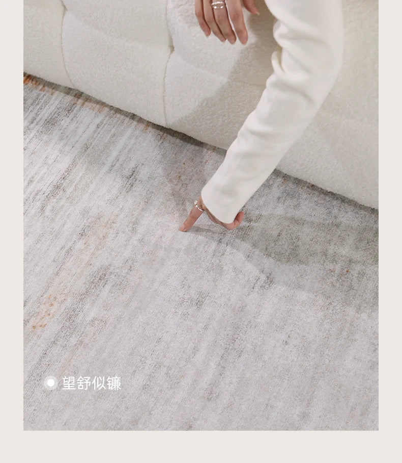 Italian Minimalist Plush Area Rug — Light Luxury