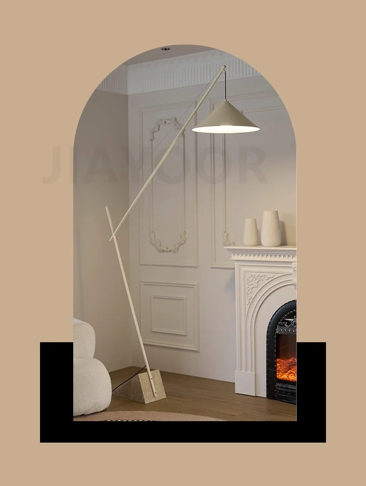French Marble Floor Lamp — Nordic Modern Standing Light