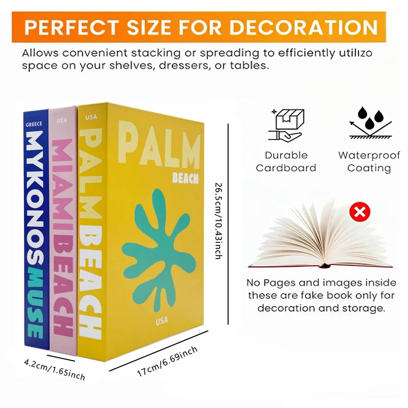 Faux Book Storage Box — 10.5" Decorative Accent